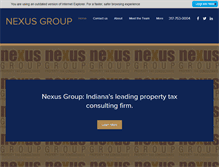 Tablet Screenshot of nexustax.com